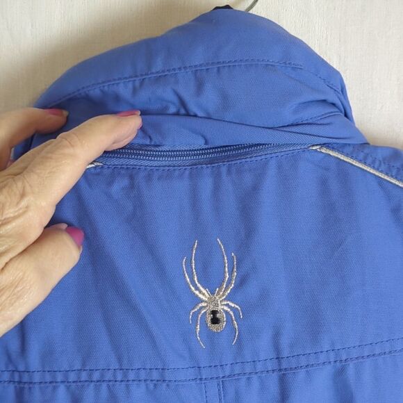 Spyder Lightning Ski Jacket Blue Size 18 Outdoor Winter - Picture 10 of 14